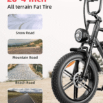 fat tire mountain road cargo city electric bike
